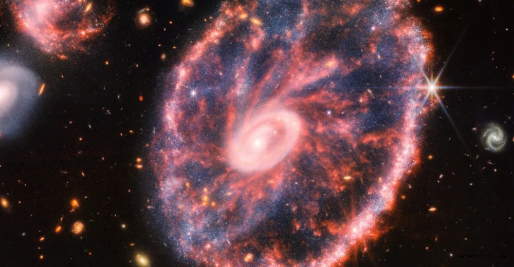 James Webb Uzay Teleskobu Nakavt Cartwheel Galaksi'ni görüntüledi