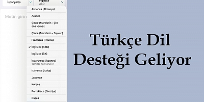 İos Çeviri uygulamasına Türkçe desteği geliyor