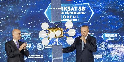 Türksat 5B, Cumhurbaşkanımız Sayın Recep Tayyip Erdoğan tarafından devreye alındı