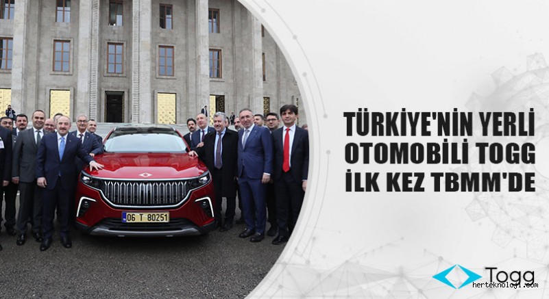 Türkiye'nin Yerli Otomobili Togg İlk Kez Tbmm'de