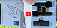 Type-C ve iPhone için Kablosuz Yaka Mikrofonu kutu açılım ve deneme videosu #mic13